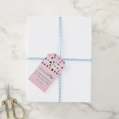 Étiquette de cadeau pour Baby Shower « Mignon comm (Avec de laficelle)