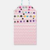 Étiquette de cadeau pour Baby Shower « Mignon comm (Dos)