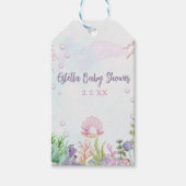 Étiquette de cadeau pour Baby Shower "Une Perle es (Devant)