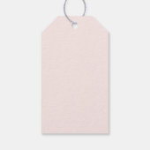 Étiquette de cadeau pour bébé fille à l'occasion d (Dos)