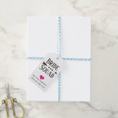 ÉTIQUETTE DE CADEAU POUR CORTÈGE DE MARIÉE BRIDE S (Avec de laficelle)