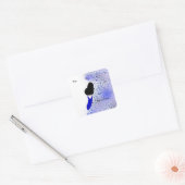Étiquette de cadeau pour dame classe moderne (Enveloppe)