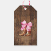 Étiquette de cadeau pour la fête de révélation du (Dos)