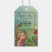 Étiquette de cadeau pour le premier anniversaire d (Devant)