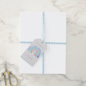 Étiquette de Cadeau pour Premier Anniversaire Arc- (Avec de laficelle)