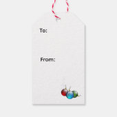 Étiquette de cadeau pour sapin de Noël (Dos)
