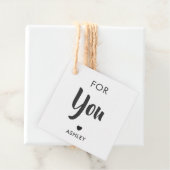 Étiquette de Cadeau Pour Toi, Étiquette pour Toute (En situation)