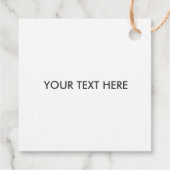 Étiquette de Cadeau Pour Toi, Étiquette pour Toute (Dos)