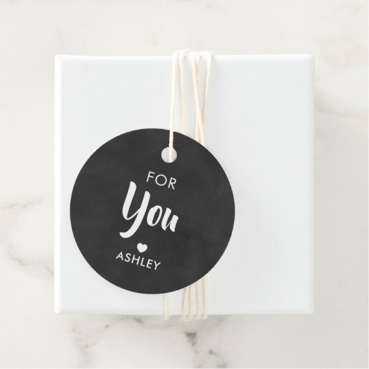 Étiquette de Cadeau Pour Toi, Étiquette pour Toute (En situation)