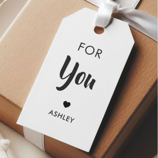 Étiquette de cadeau pour vous, étiquette toute occ