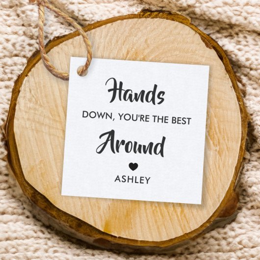 Étiquette de Cadeau Sans Conteste Vous êtes le Mei