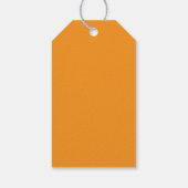 Étiquette de cadeau simple moderne jaune dos pour  (Dos)