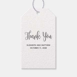 Étiquette de cadeau simple rustique. Mariage kraft