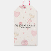 Étiquette de cadeau Sip Sip Hooray (Dos)