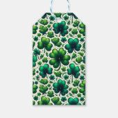 Étiquette de cadeau Trèfle de la Saint-Patrick (Devant)