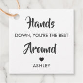 Étiquette de cadeau Vous êtes de loin le meilleur (Devant)