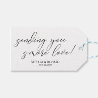 Étiquette de cadeaux de mariage chic pour vous env