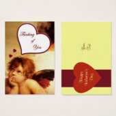 Étiquette de cadeaux de Pensée Cupide (Devant & derrière)