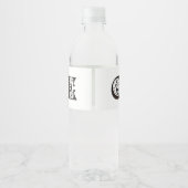 Étiquette de café Élégante typographie Fèves amusa (Dos)