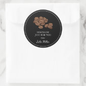 étiquette de café fait maison rien que pour vous (Sac)