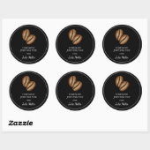 étiquette de café fait maison rien que pour vous (Feuille)