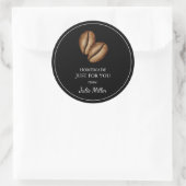 étiquette de café fait maison rien que pour vous (Sac)