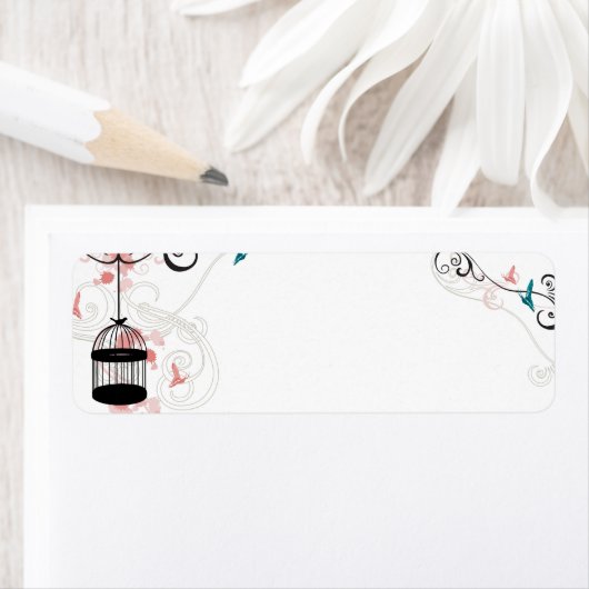 Étiquette de cage rétro (En situation)