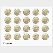 Étiquette de caisse de caisse de caisse Glittery d (Feuille)