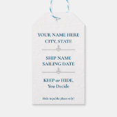 Étiquette de canard - Pour la meilleure chasse au  (Dos)