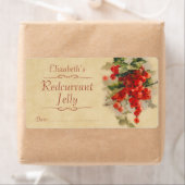 Étiquette de canne à cassis (En situation)