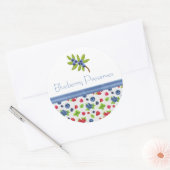 Étiquette de canne à confiture de bleueberry (Enveloppe)