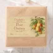 Étiquette de canne à poires (En situation)