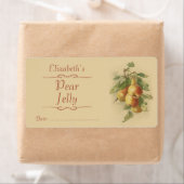 Étiquette de canne à poires (En situation)