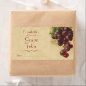 Étiquette de canne à raisins (En situation)