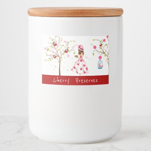 Étiquette de canne Cerry Preserve (Devant)