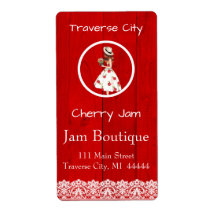 Étiquette de canne Cerry Preserve