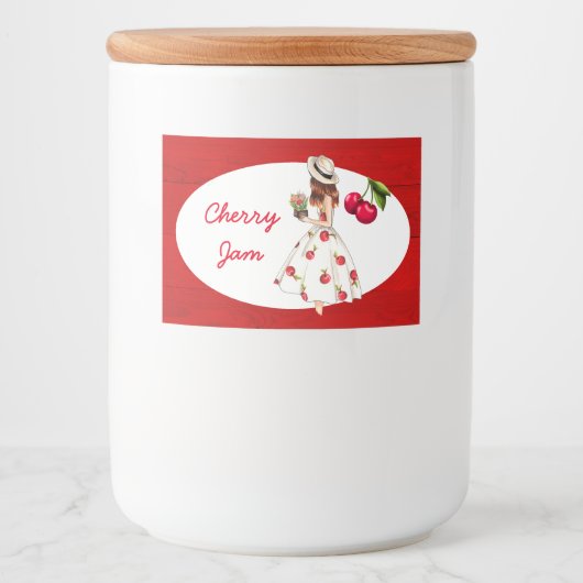 Étiquette de canne Cerry Preserve (Devant)