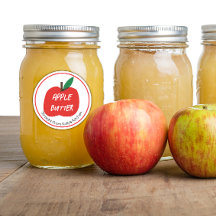 Étiquette de canning personnalisée pour la compote