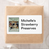 Étiquette de canning zombie (En situation)