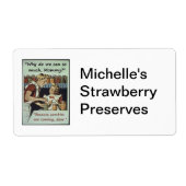 Étiquette de canning zombie (Devant)