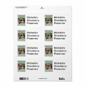 Étiquette de canning zombie (Feuille entière)