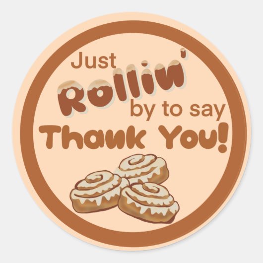 Étiquette de canon à canon, étiquette Merci (Devant)