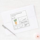 Étiquette de carotte d'Apothécaire (Enveloppe)