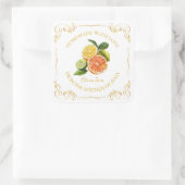 Étiquette de Carré de confiture d'agrumes maison v (Sac)