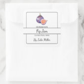 Étiquette de Carré de confiture de fig fait maison (Sac)