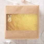 Étiquette de carte d'expédition standard (En situation)