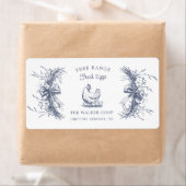 Étiquette de carton d'oeuf de ferme rustique (En situation)