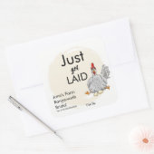 Étiquette de carton d'oeuf libre personnalisé | Fe (Enveloppe)