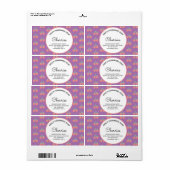 Étiquette de cerisier pour entreprise de savon mai (Feuille entière)