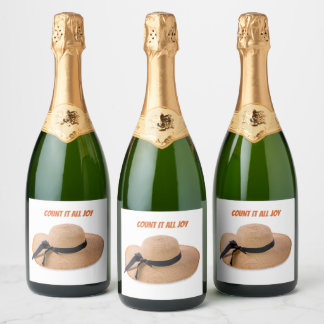 Étiquette de Champagne Count It All Joy